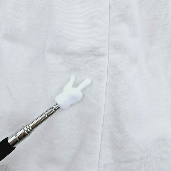 J Crew Factory Rainbow Striped Side Panel Shorts XXS White Retro Athletic Terry - Picture 10 of 14